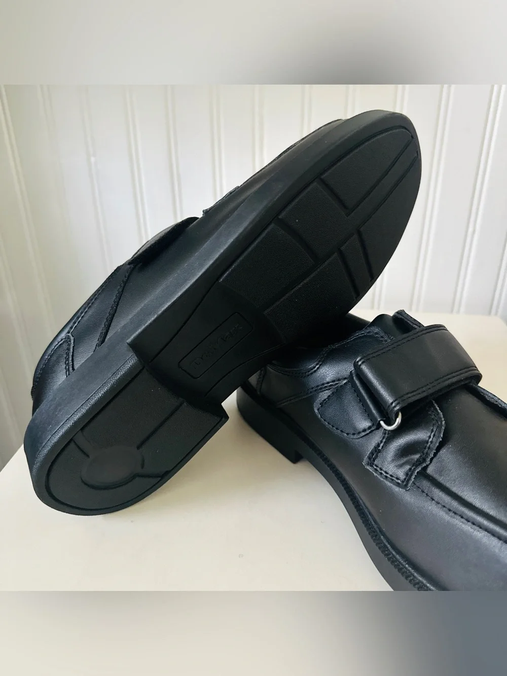 🔥Dr. Max Black Comfort Walking Shoes with Velcro Strap🖤